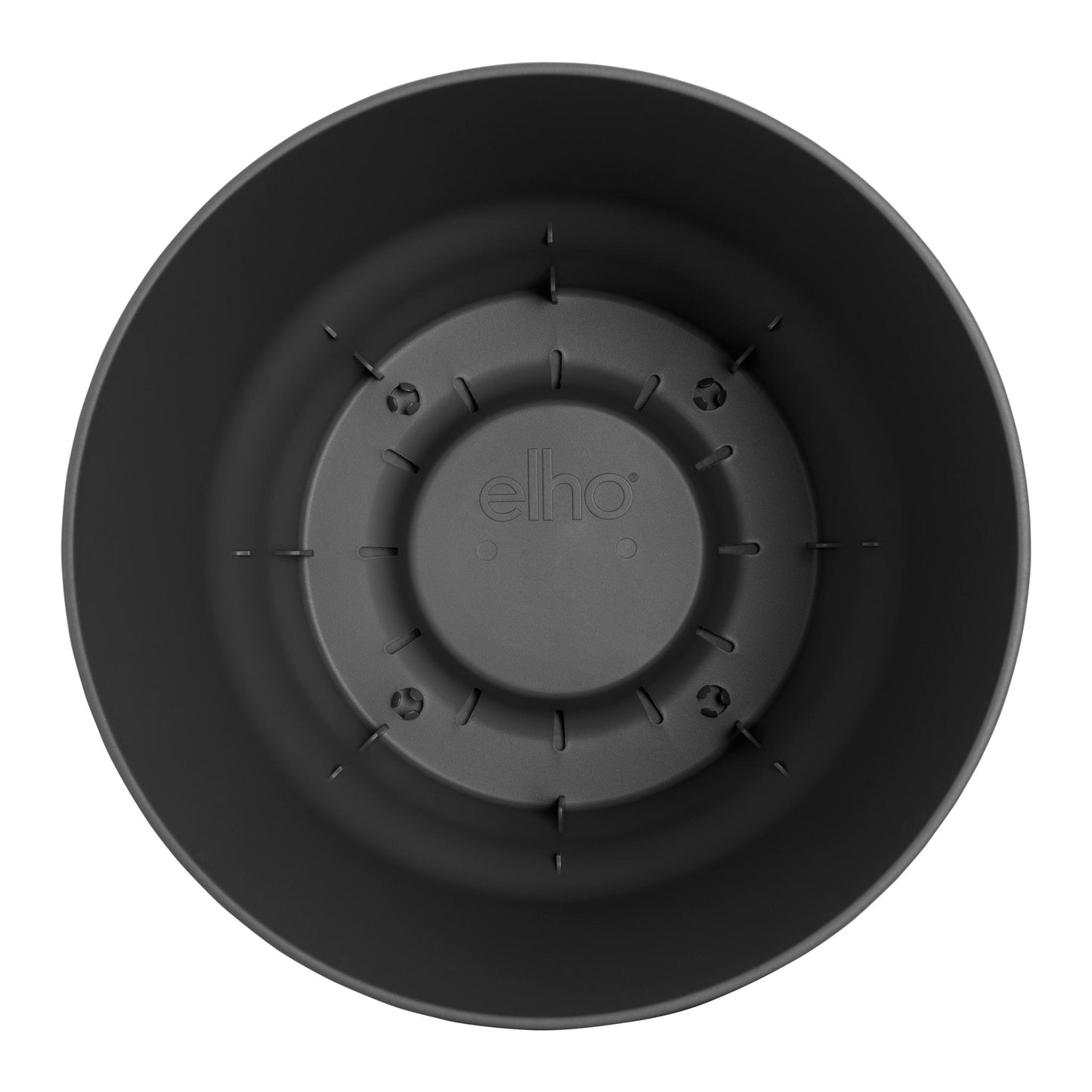 POT ELHO GREENVILLE ROND ZWART D18 x H17 ''GEPRESENTEERD OP RTL4''