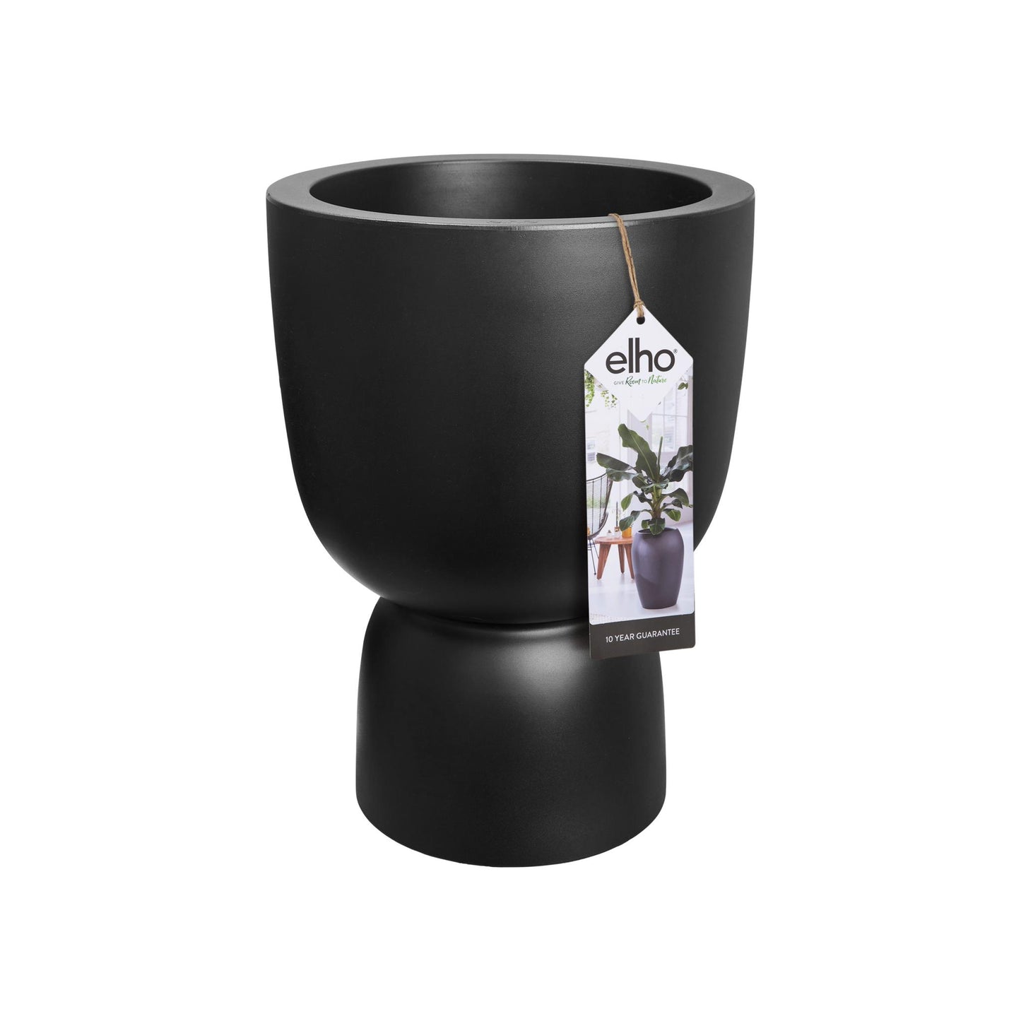 POT ELHO PURE COUPE ZWART - D41 x H58 ''GEPRESENTEERD OP RTL4''