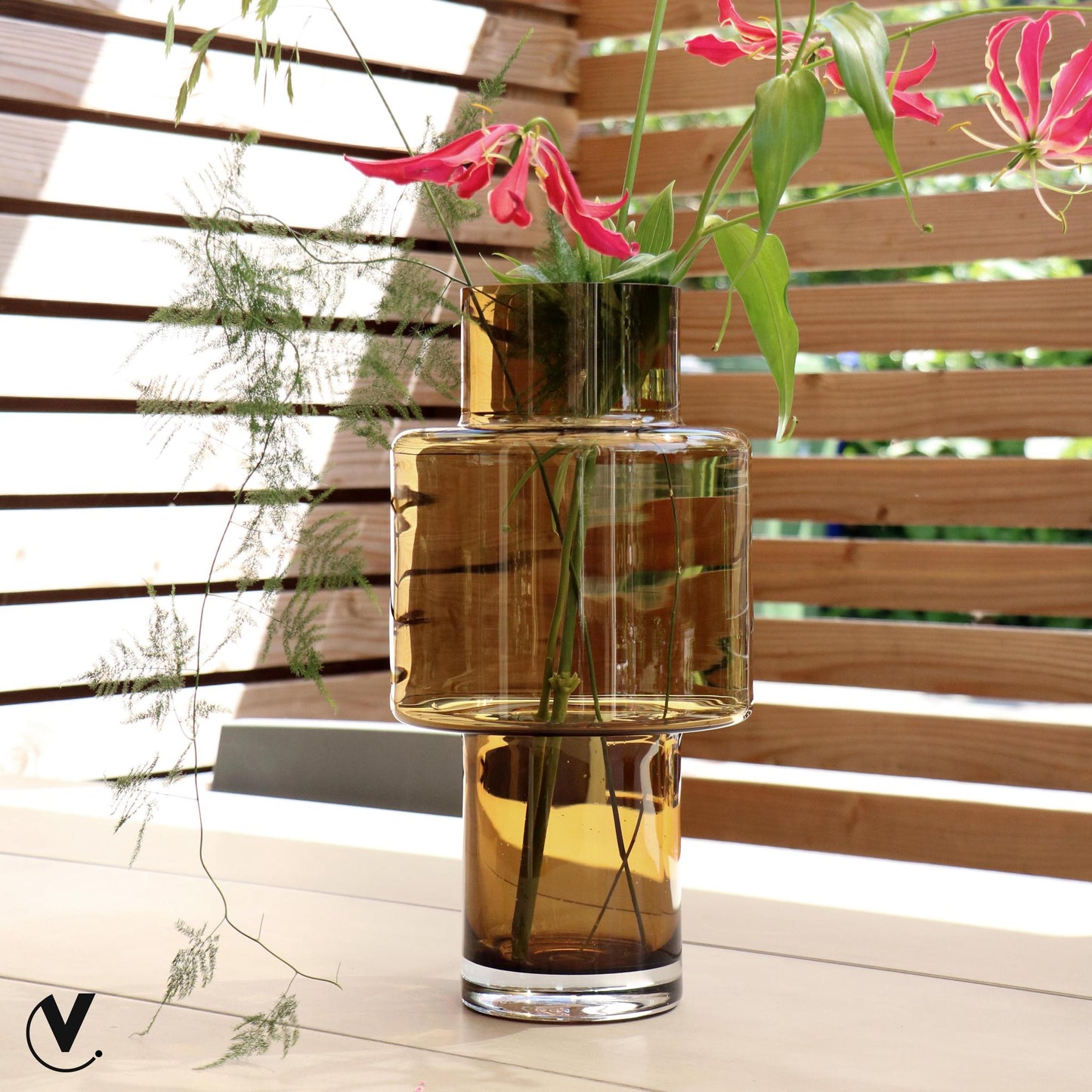 VAAS GLAS JUBA COGNAC M - H40 W20 -